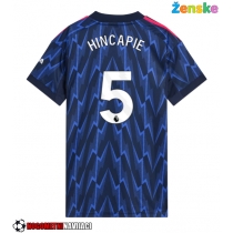 Ženske Nogometnih dresov Arsenal Piero Hincapie #5 Gostujoči 2025-26 Kratki rokavi